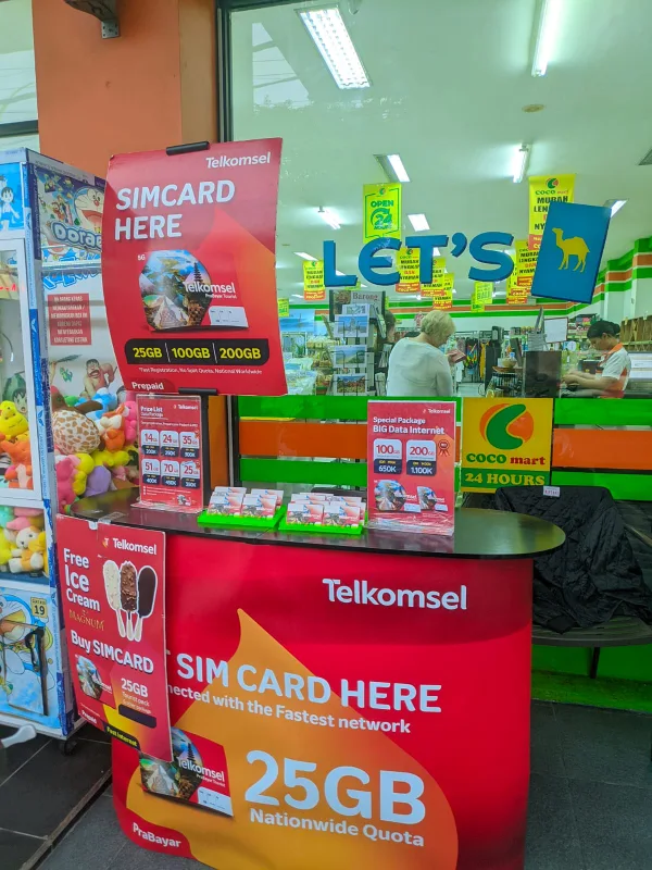 Sim card Telkomsel Tanjung Benoa